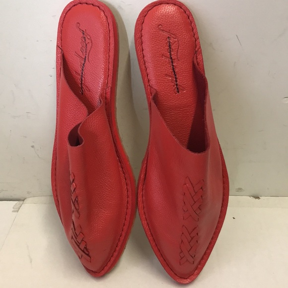 NWOB Free People Nova Red Slip On Shoes - Picture 4 of 7